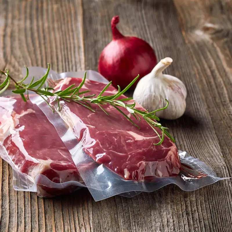 Changxi Pack Factory Transparent PA PE Food Film Transparent Coextruded Meat Vaccum Packaging 3-side Sealing Bag