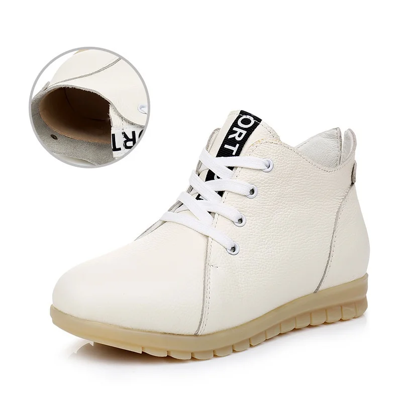 Cheap Comfortable Hospital White Leather Nurse Mates Nurse Work Shoes Women Females Nursing Shoes