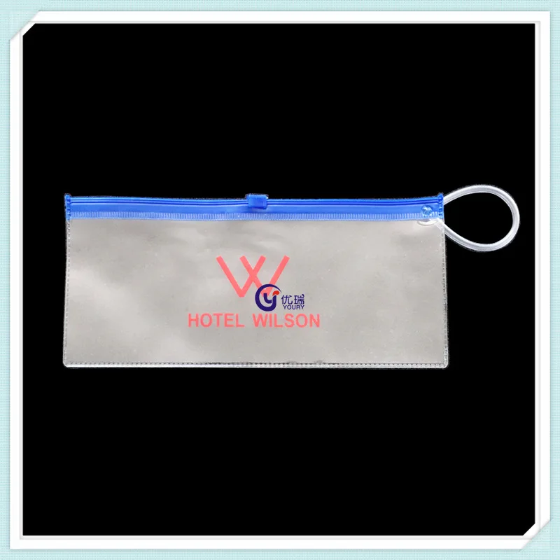 Wholesale High Quality PVC Clear Custom Toothpaste Bag with Logo Printing