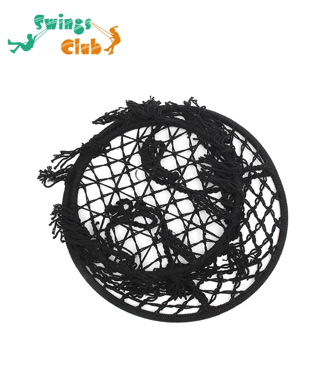 
Outdoor Indoor Garden Patio Cotton Rope Macrame Boho Style Hanging Hammock Swing Chair 