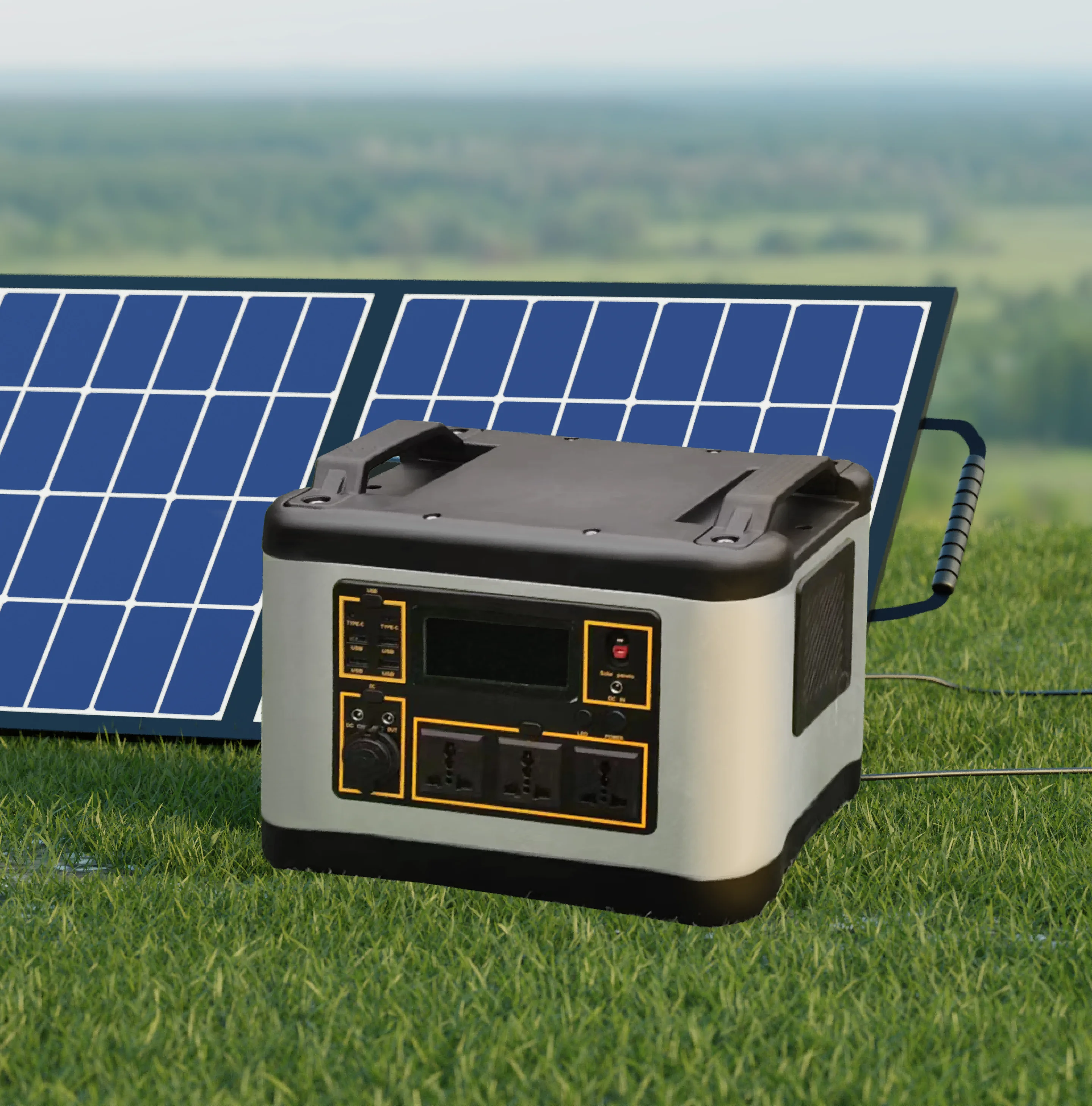 1000W solar outdoor power supply camping electric appliance Portable power station high capacity