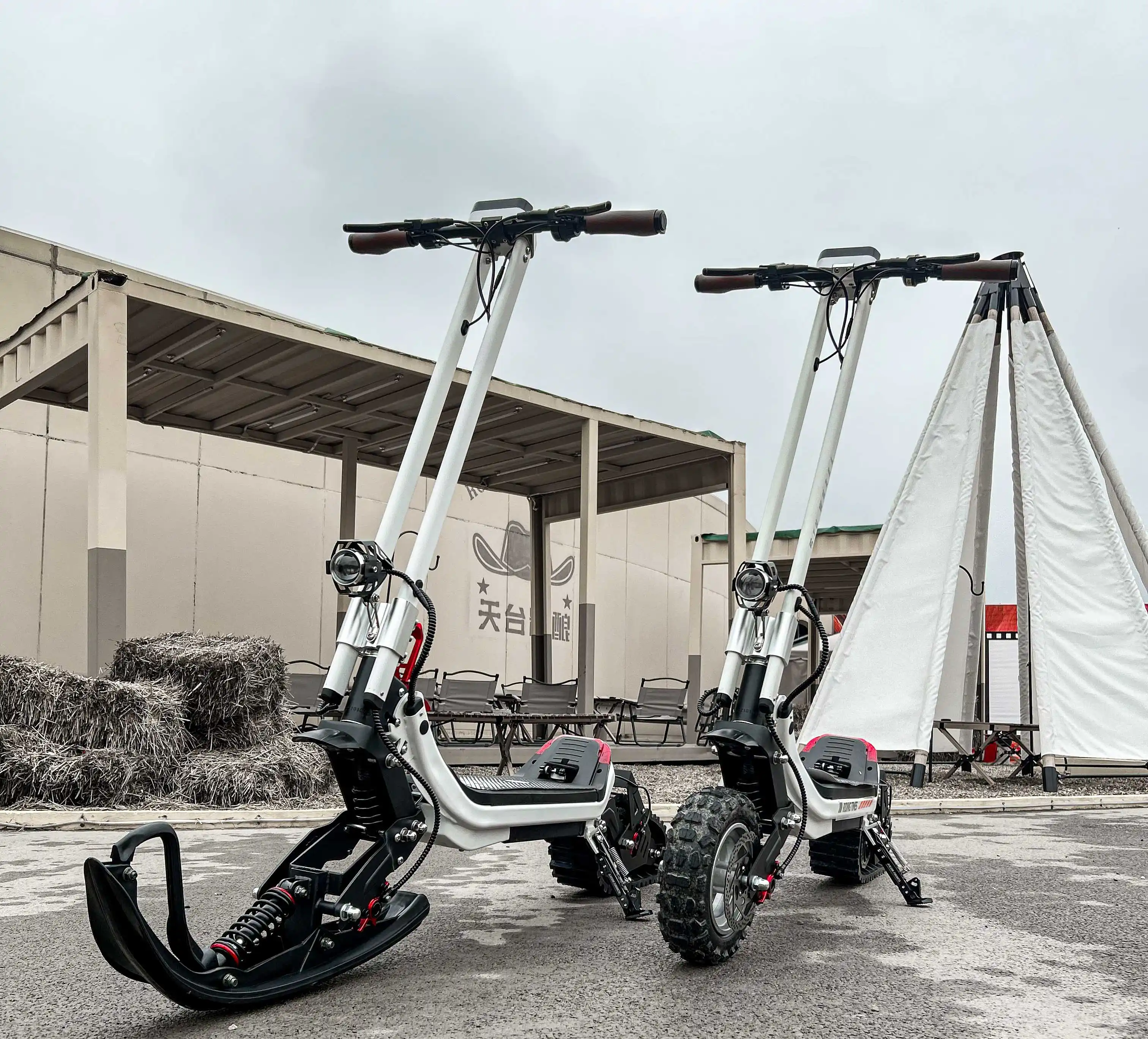 USA stock warehouse G63 DIY Off Road Electric Scooter 11inch 1800w Adult Scooter Electric in cold weather