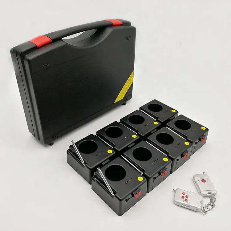 CE прошел высокое качество, 8 сигналов, комнатная и наружная сценическая удаленная система обжига фейерверков с холодным пламенем