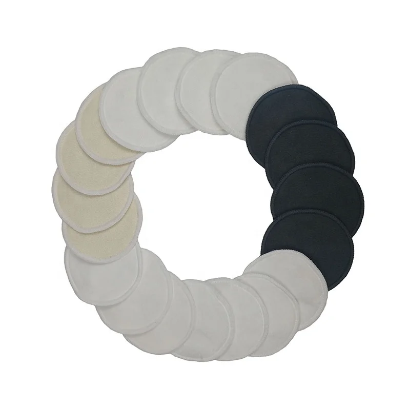 Washable Soft Bamboo Fiber Organic Cotton Pads