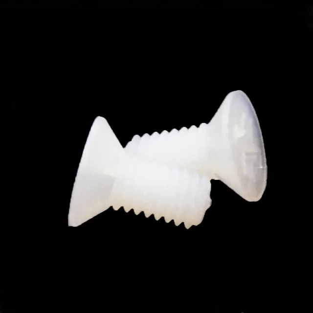 China Made New High Quality White nylon Countersunk machine wire screw