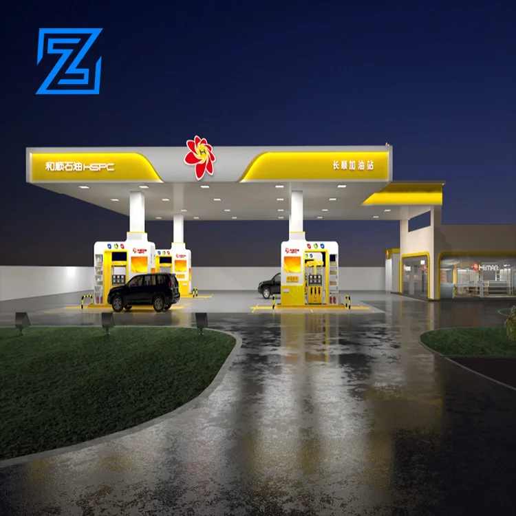 Высококачественные рекламные светодиодные наружные знаки для бензоколонок, акриловые пилоновые знаки, дизайн логотипа бензоколонки