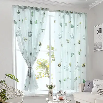 Magic sticks self-adhesive east install high shading hot style blackout curtain