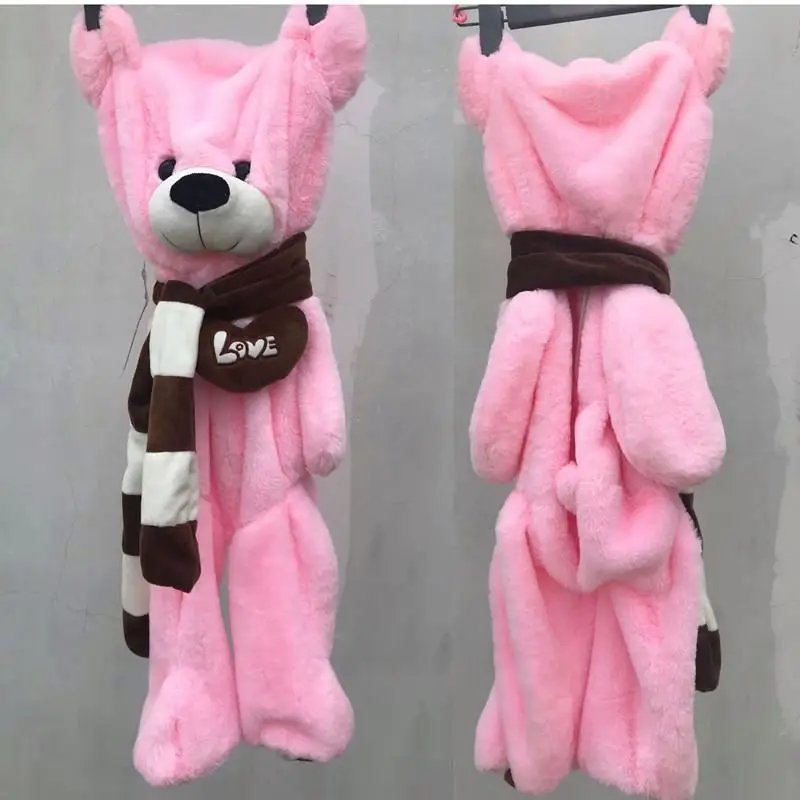 2023 NEW  hot sale custom Wholesale Unstuffed Teddy Bear Skins Soft Toys Skin Giant Teddy Bear
