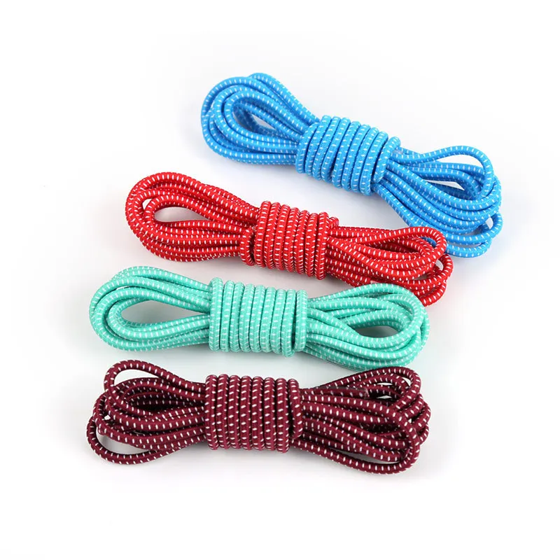 wholesale 100cm long flexible elastic high quality buckle shoelaces for sneakers reflective