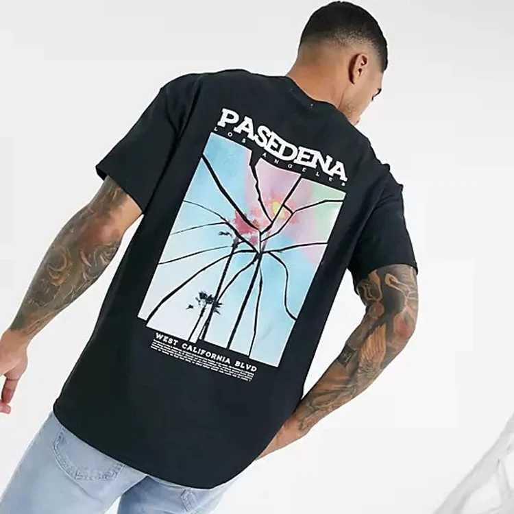 2022 Custom high quality street wear custom graphic tshirt printed T-shirt for men