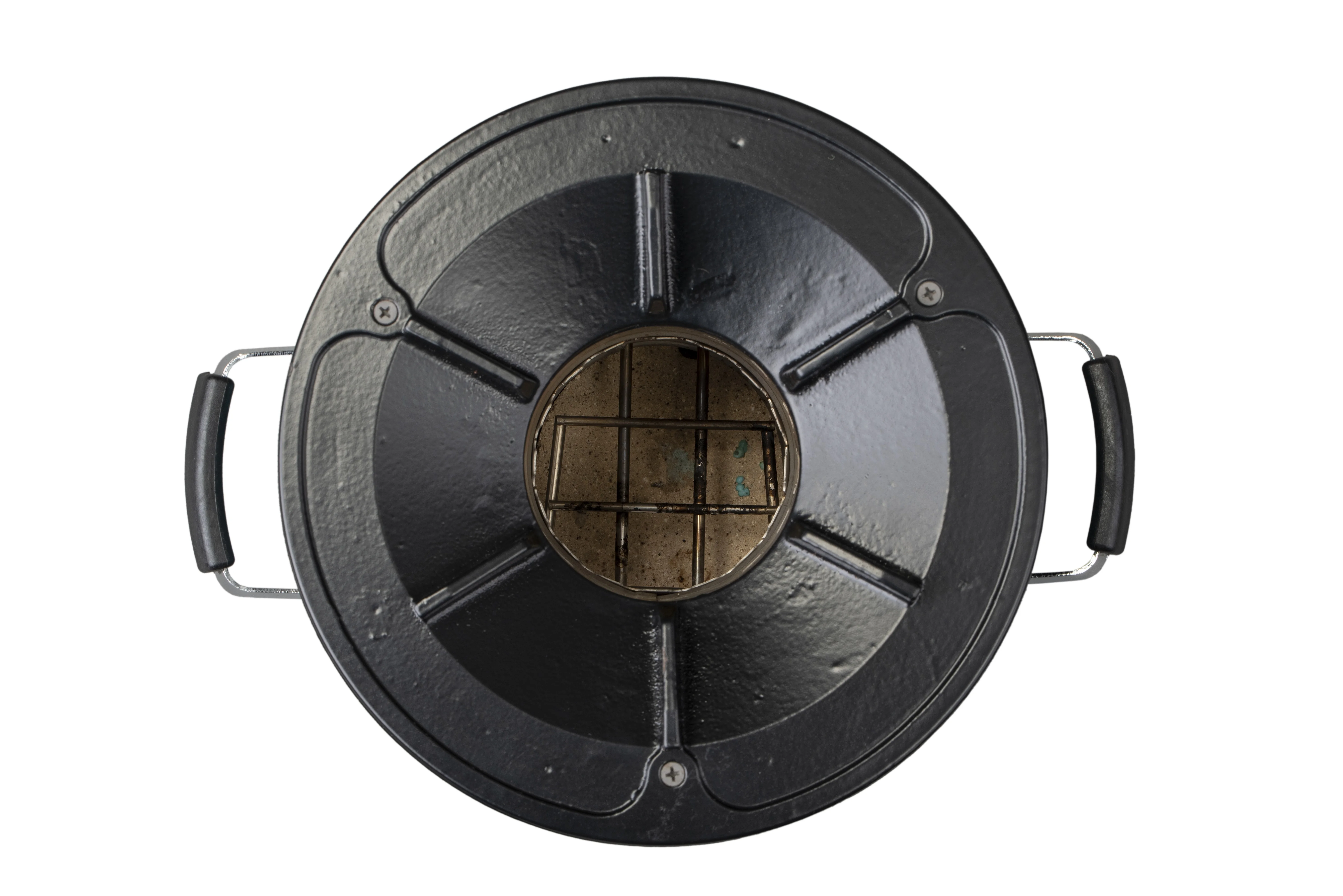 Classic cast iron top 26cm secure single door camping wood burning stove