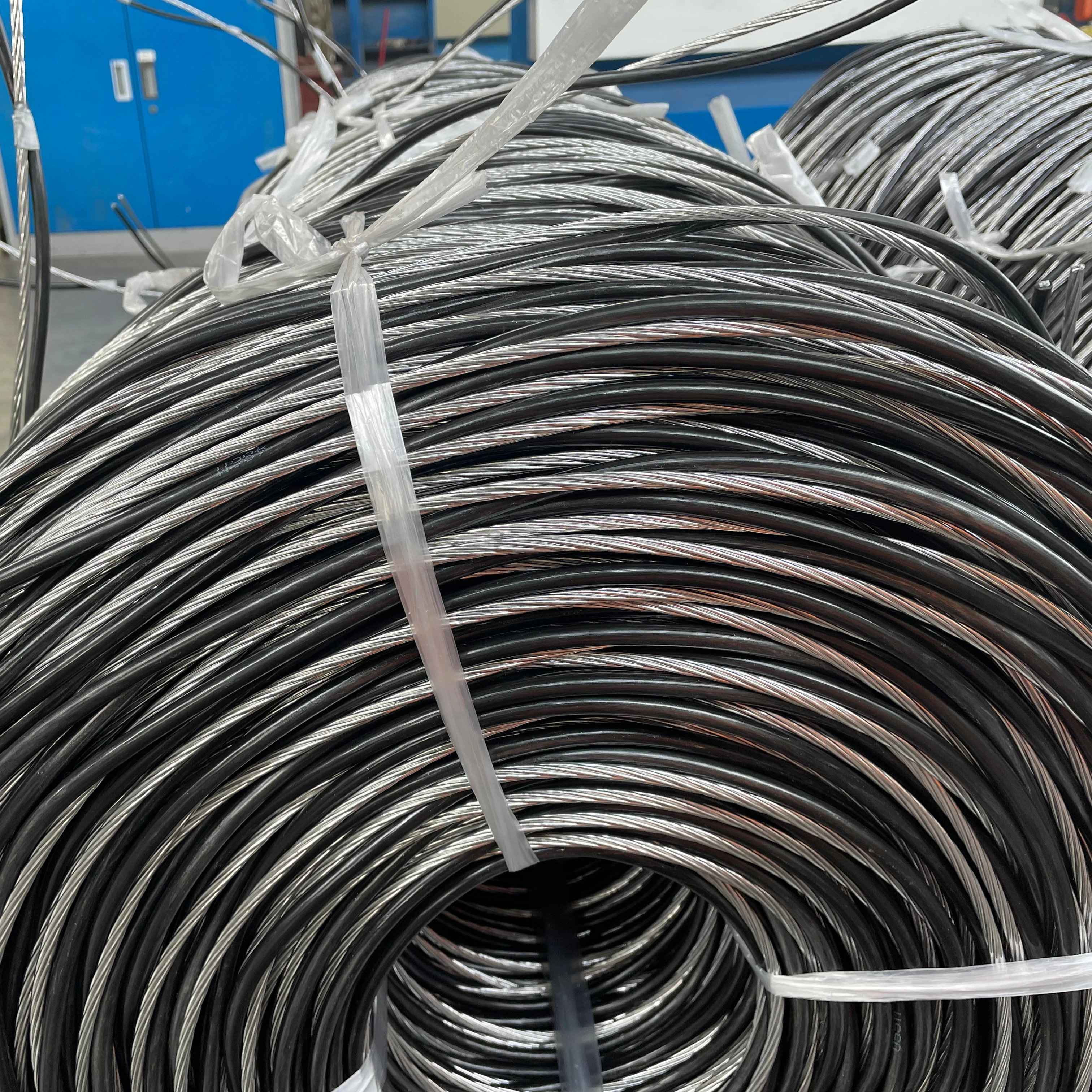 Aluminum wire duplex service drop wire  #6 #4 #2 for Philippines market