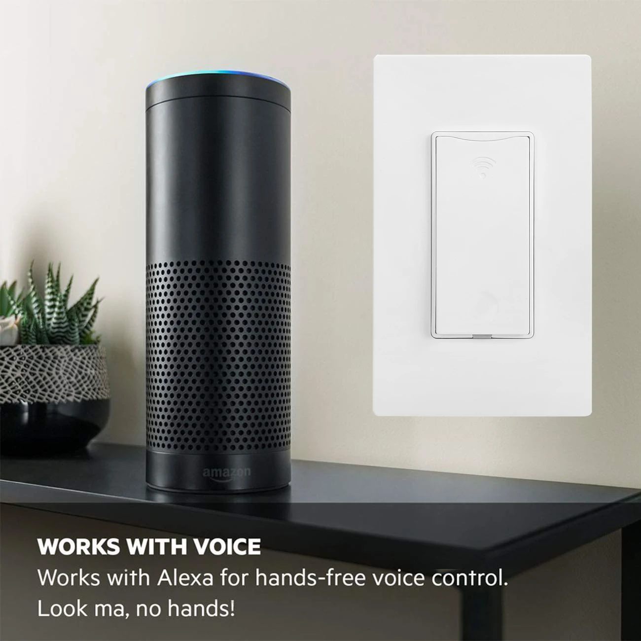 Keygma Tuya App KS-D01 us standard wall light wifi smart dimmer switch