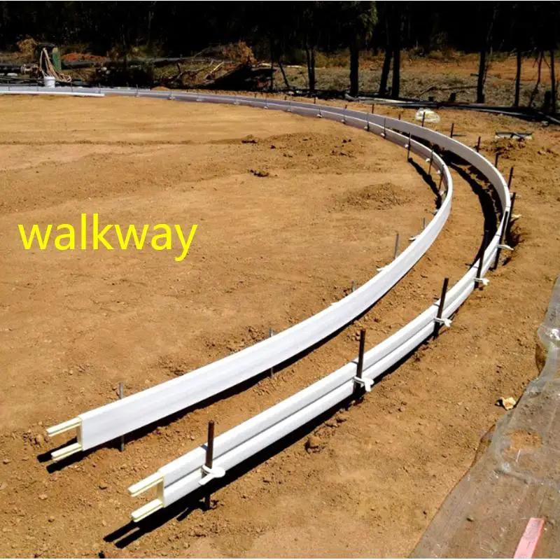 best selling reusable cost save plastic lawn edgingcost saving sidewalk formwork for concrete