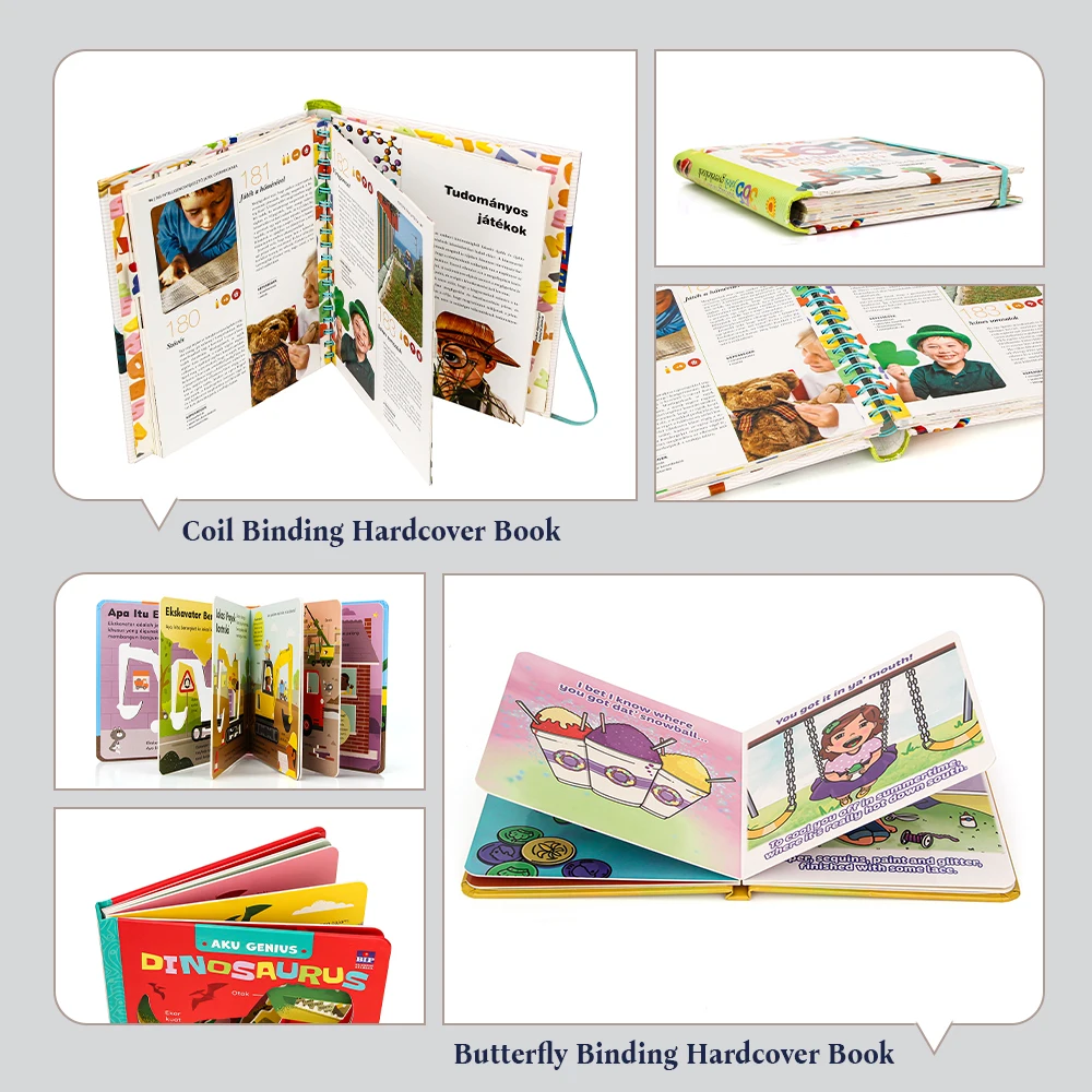 High Quality Hardcover Book Printing from China Cheap Price Art Paper Material Sewing Binding Custom Logo