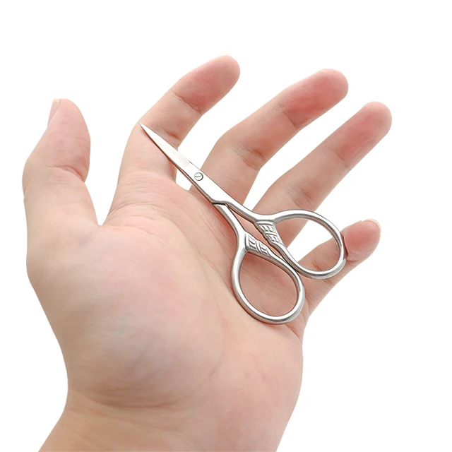 Portable Manicure Cuticle Beauty Grooming Mini Safe Eyebrow Trimming Scissors For Trimming Hair And Cutting Paper