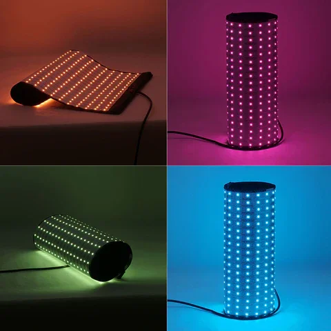 Фабричная обрезная сверхбумажная тонкая каменная подсветка SMD5050 RGB Гибкая Светодиодная панель для столешниц