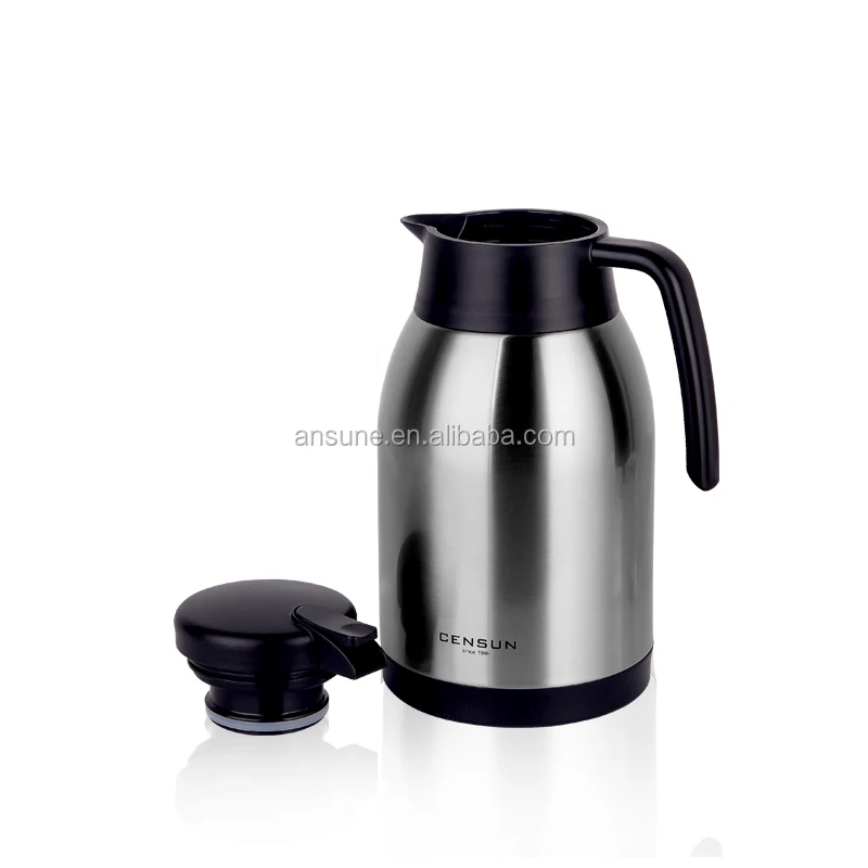 wholesale thermal insulated double walled stainless steel large  heater Arabic tea coffee pot