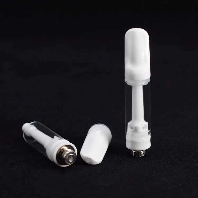 Оптовая продажа, новый дизайн, полностью керамический картридж для вейпа, резьба 510 с 4 отверстиями для входа