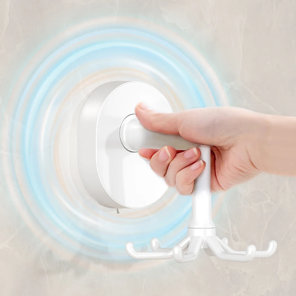 Waterproof Kitchen Hook Kitchen Utensil Hanger Purse Hook Holder 360 Degree 6 Claw Rotating Folding Bag 180 Degree Vertical Flip