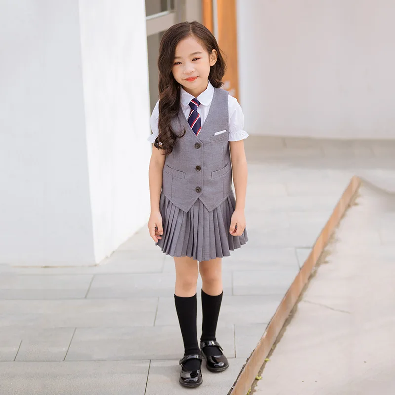 Custom high quality new design kindergarten school uniforms