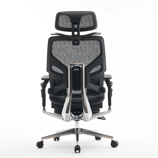 Офисное кресло с алюминиевым основанием, 6D эргономичное Сетчатое офисное кресло с подлокотником для ног от производителя