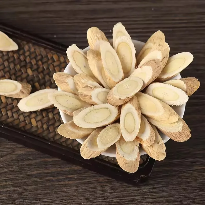 Huaran Yulin Guangxi China Spice Wholesale Supplier Light Yellow Huang Qi Sliced Dried Astragalus Membranaceus For Herbal Tea