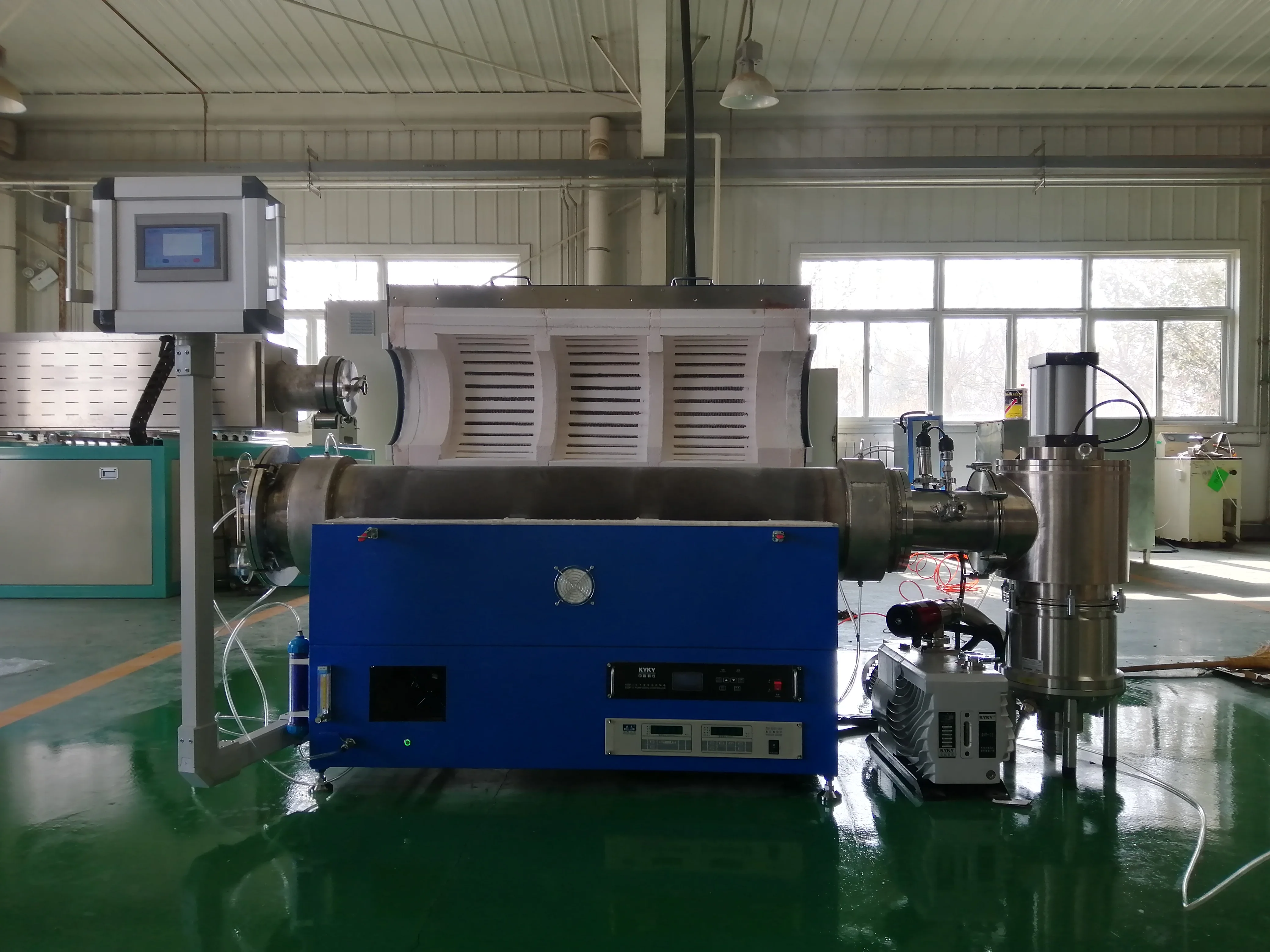 Non-oxidizing high temperature vacuum annealing tube furnace for copper parts