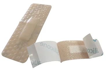 Medic Consum Customized Logo Dressing Medical Supplies Disposable Silicone Foam Wound Dressing Adhesive