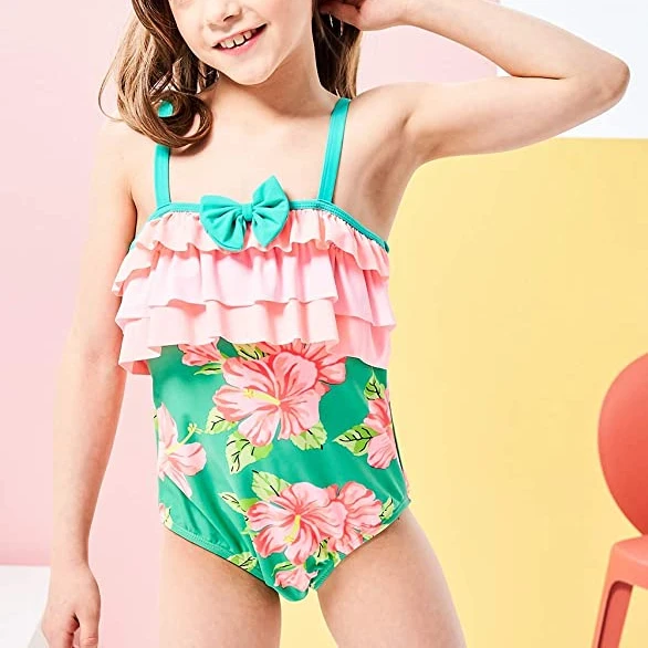 Популярный слитный купальник для детей, купальник для девочек, оптовая продажа детских купальников, детские купальники