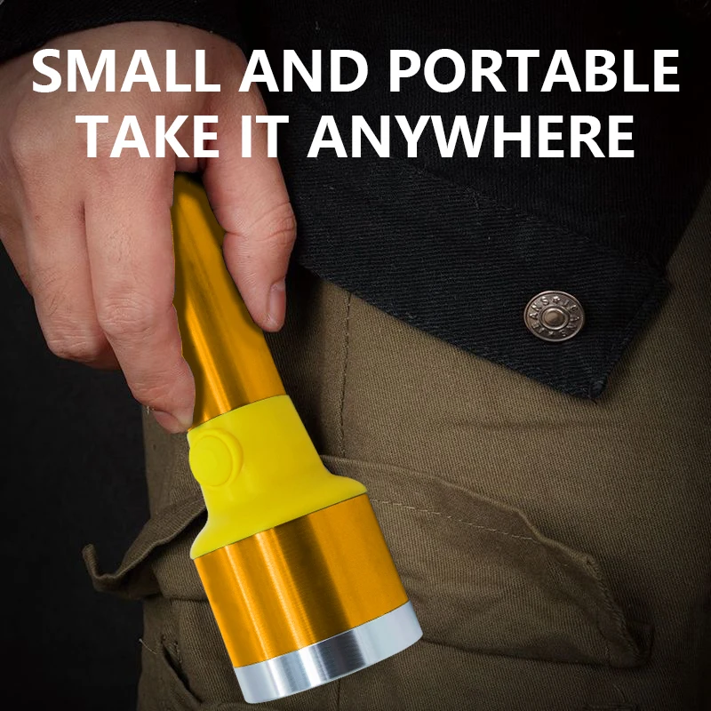 super bright 100000 lumen torch led powerful mining rechargeable cob led stunn gun portable flashlight