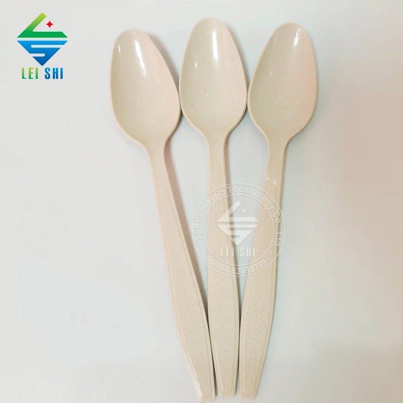 
Bamboo biodegradable material disposable compostable cutlery knife fork and spoon 