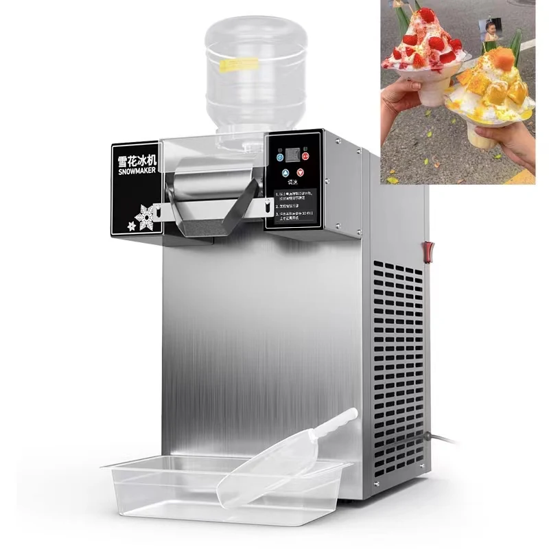 Automatic clean Milk snow maker Commercial shaved ice Machine flake ice machine with CE ROHS