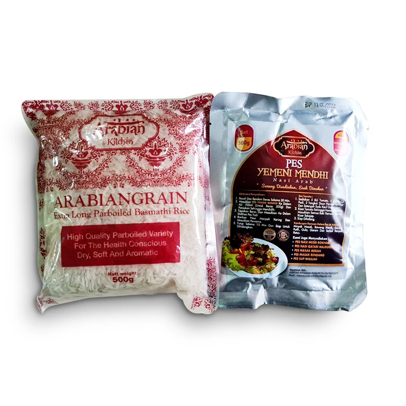 Delicious Premium Quality Soft and Aromatic HALAL Instant Arabian Rice Mendhi 500g Made in Malaysia