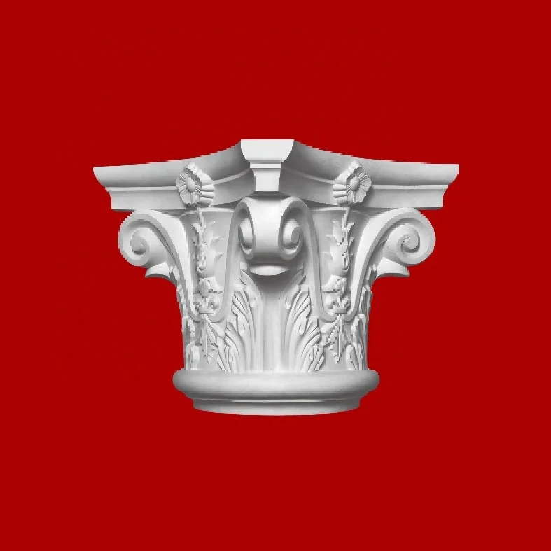 New product launch professional factory supply high quality beautiful decorative gypsum plaster corbel