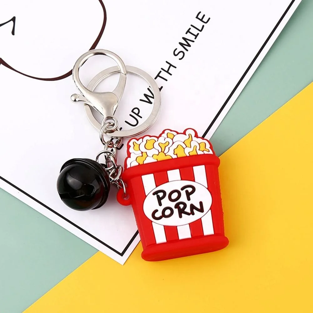Custom Logo Personalized Soft PVC Silicone Rubber Key Ring Cartoon Animal Customized Keychain 3D
