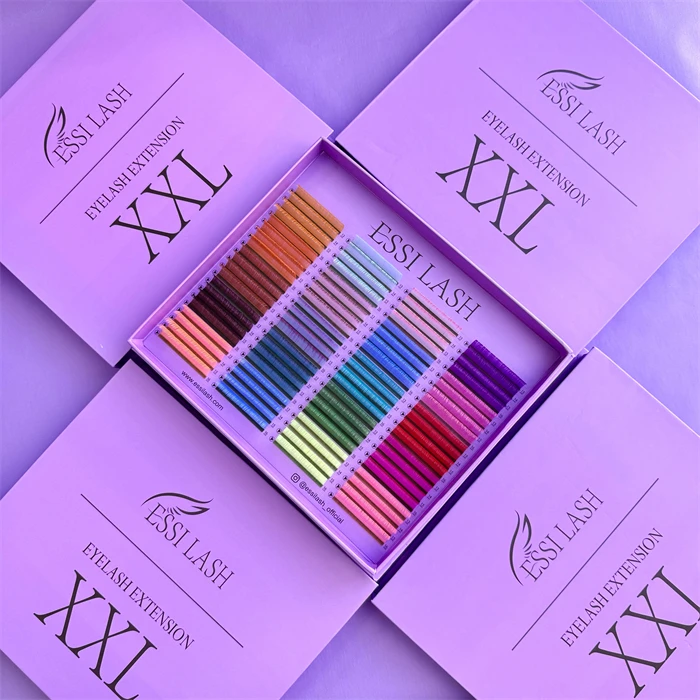 ESSI LASH High Quality Volume Matte Black Lash Extens pesta as Handmade Easy Fan  Mink Lash Extensions