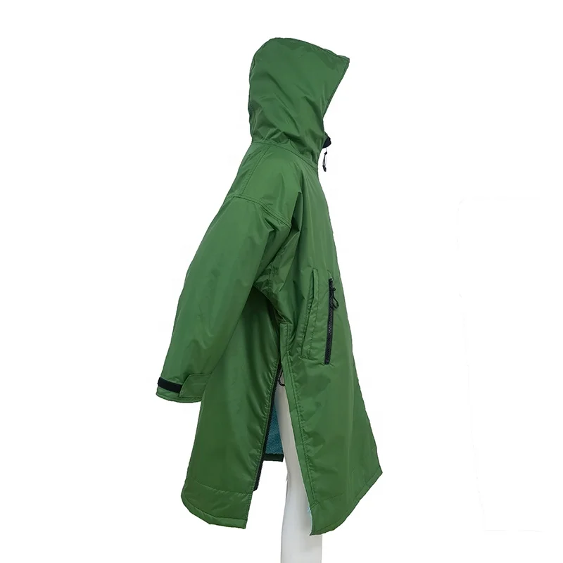 custom thick fleece lined hooded windbreaker equestrian horse riding winter long waterproof warm coat jacket