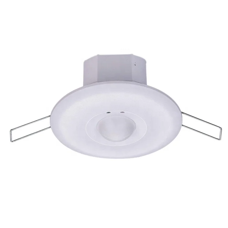 Microwave Sensor 110-240V Microwave Motion Detector Light Switch Ceiling Recessed Adjustable Induction Switch