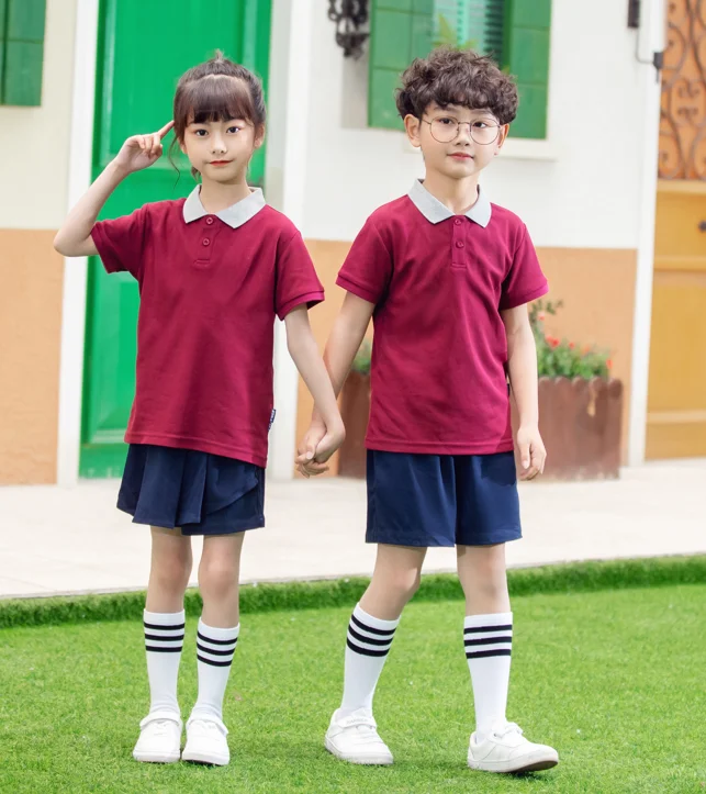 Summer Autumn Winter boys girls sports suits for primary school uniforms customized