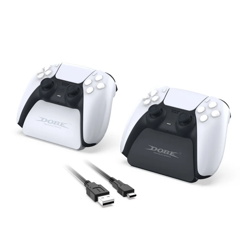 
Grip Holder For PS5 Gamepad Display Rack Stand Support with USB Cable For PlayStation 5 Controller Games Wireless Base Bracket 