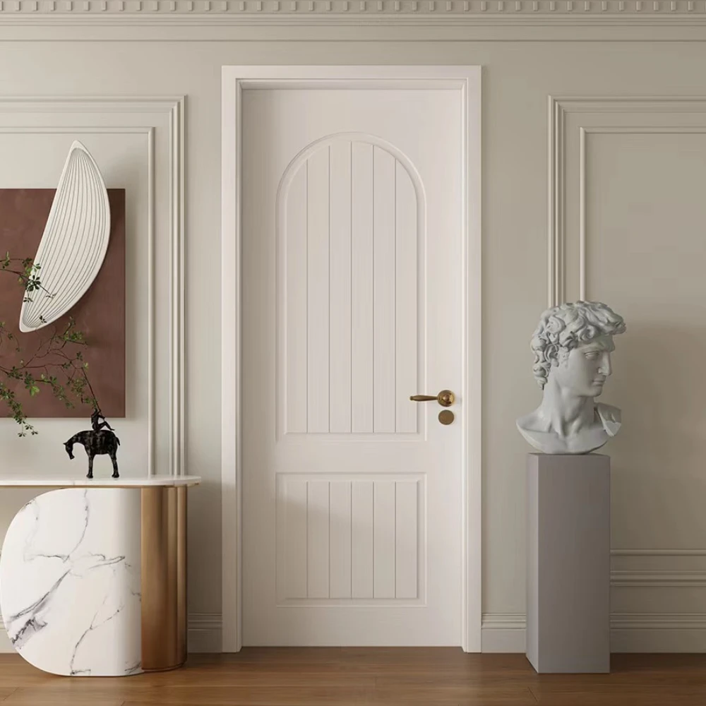 Customization Waterproof Interior Pvc Door With Cheap Price Bedroom WPC Doors for Houses