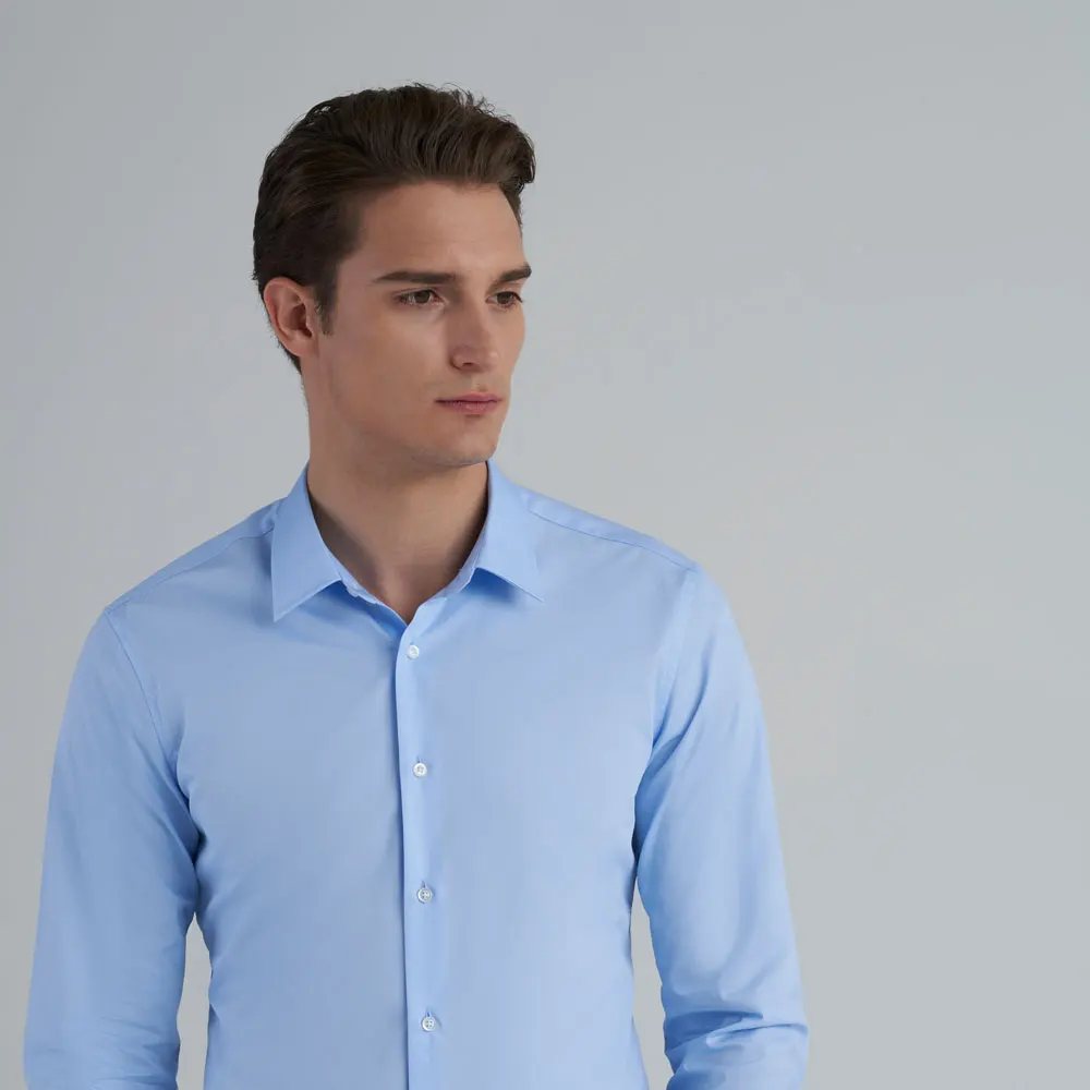 
Новые футболки светло-голубого цвета, повседневные Длинные мужские футболки, весенняя одежда 