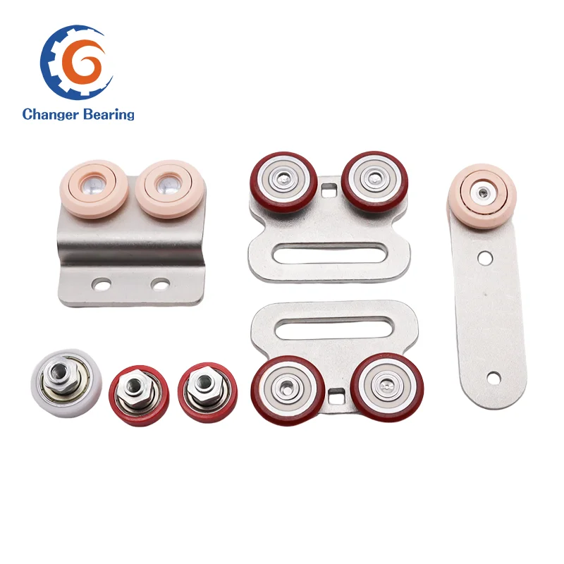 Non-standard Bearing Pulley Zinc Plated Steel Truck Trailer Side Curtain Rollers