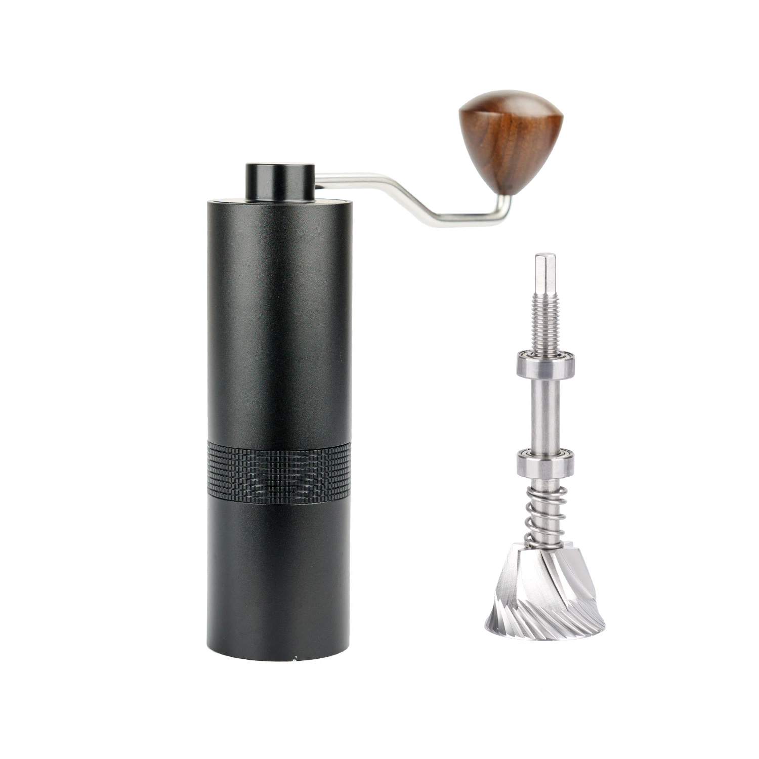 Manufacture Espresso Stainless Steel Burr Manual Coffee Grinder Alloy Body Mini Coffee Bean Grinder
