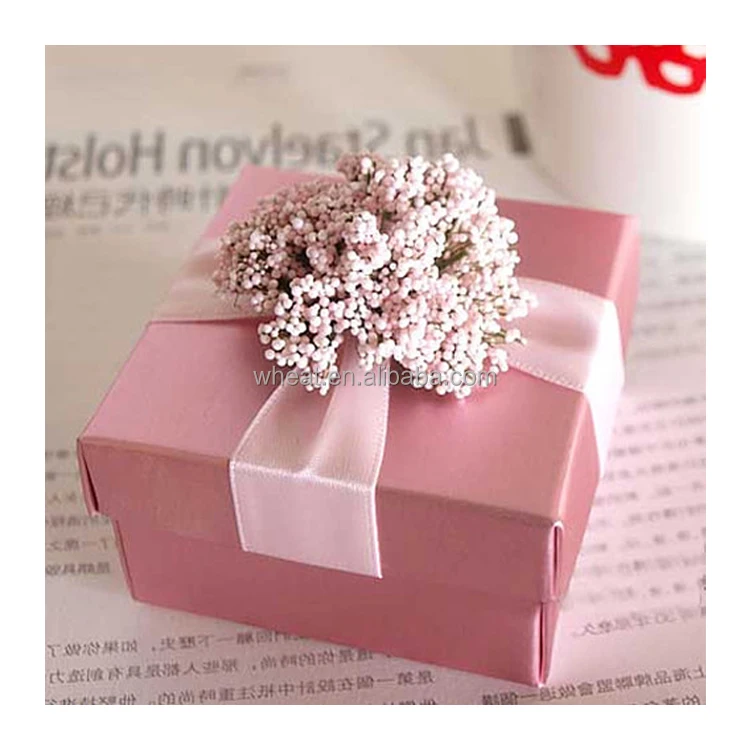 More Colors Wedding Personalized Square Candy Box