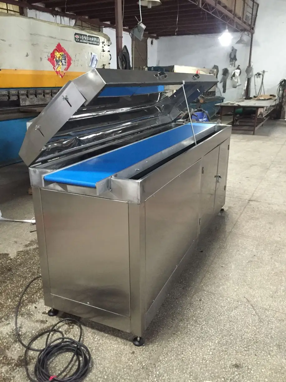 2023 table top mini chocolate enrobing coating machine small chocolate making line for bar wafers biscuit production