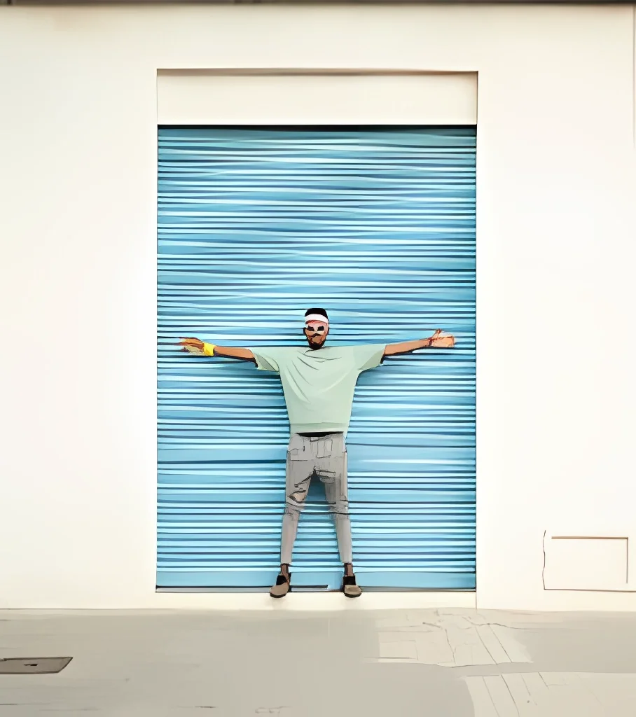 Insulation sealing Anti-theft shading aluminum roll-up garage door exterior Anti-theft storefront doors