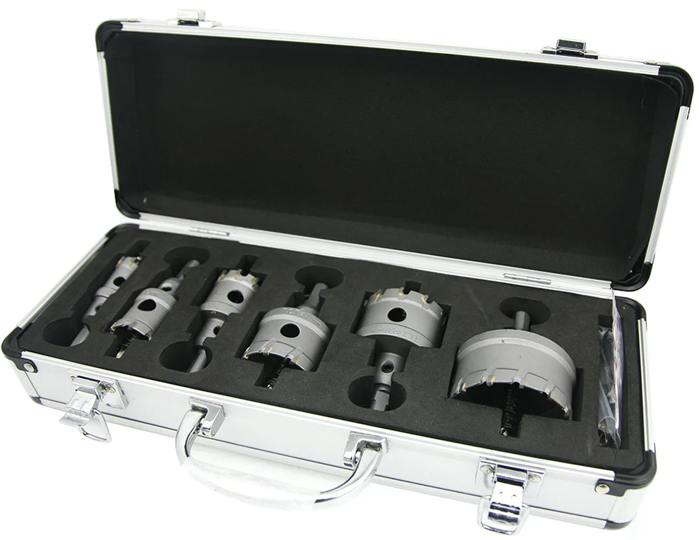 
7 PCS TCT Hole Saw with Pilot Drills Set 