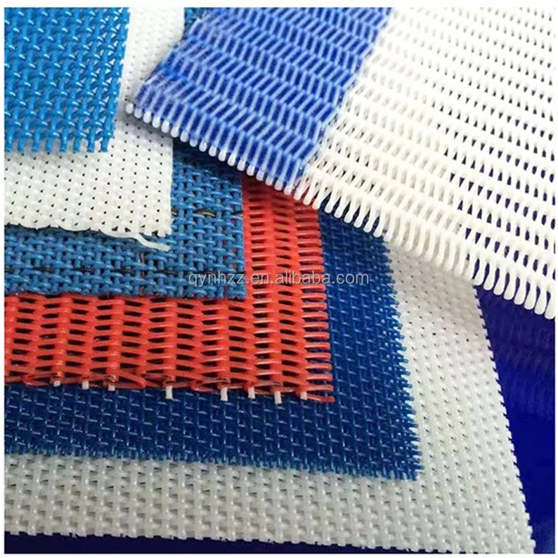 Cheaper price Pvc coated Polyester mesh conveyor belt heavy duty polyester mesh netting